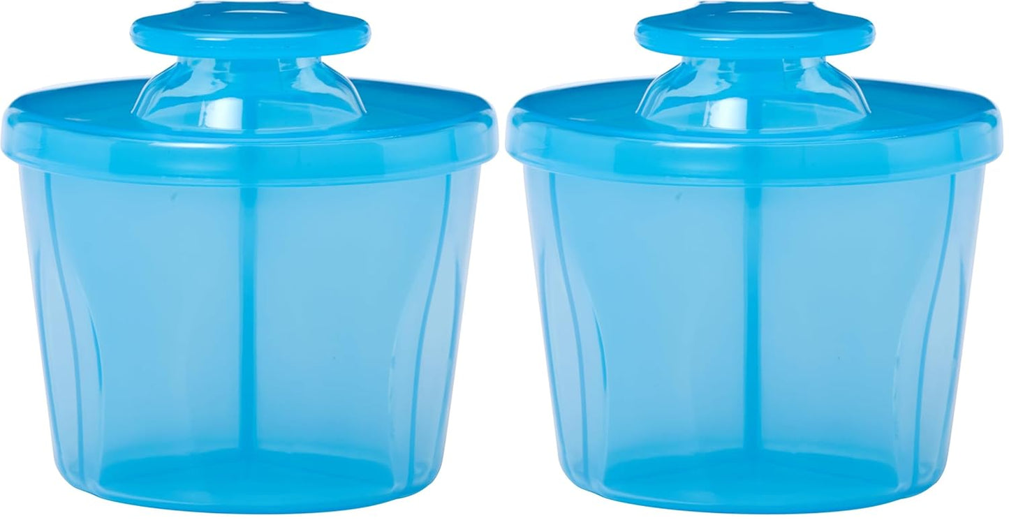 Dr. Brown's Travel Formula Dispenser with Lid, BPA Free - Blue - Holds 27oz