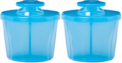 Dr. Brown's Travel Formula Dispenser with Lid, BPA Free - Blue - Holds 27oz