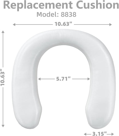 SKYROKU Potty Seat Cushion Replacement - 0.78 inch Thick Soft Padded Toilet Training Seat Cover - Anti-Cold & Comfortable (8838 8839)