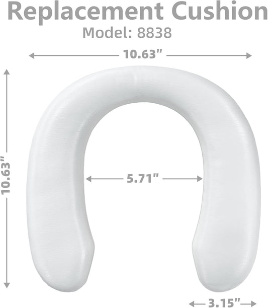 SKYROKU Potty Seat Cushion Replacement - 0.78 inch Thick Soft Padded Toilet Training Seat Cover - Anti-Cold & Comfortable (8838 8839)