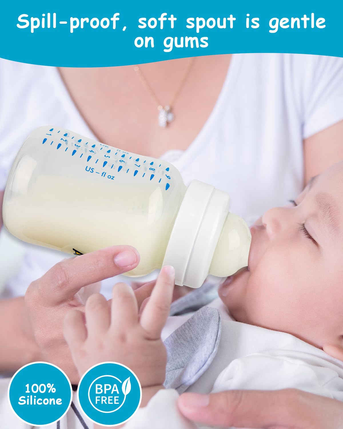 Silicone Nipple for Philips Avent Anti-Colic Baby Bottles, Flow 4, 6m+, Extra Fast Flow, 4 Count