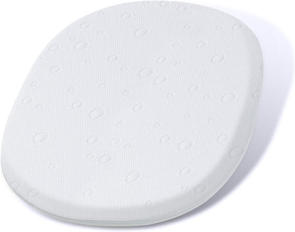 Baby Bassinet Mattress Pad, 41" x 29" x 2" Dual Sided Gel Memory Foam Mattress with Breathable Removable Soft Cover Fit for 4moms Breeze Plus Portable Playard