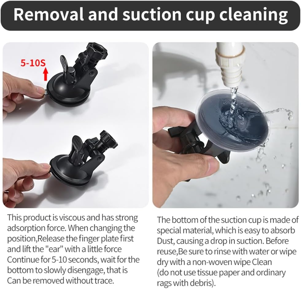 Car Baby Rear Facing Seat Mirror, HD 5.12 * 2.57" 360 Rotatable & Vacuum Suction Cup Mount for Windshield, Dashboard - Ideal Rear View for Parents