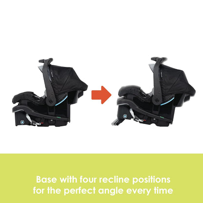 Baby Trend Tango PRO Travel System with Secure-Lift Infant Car Seat, Dash Black
