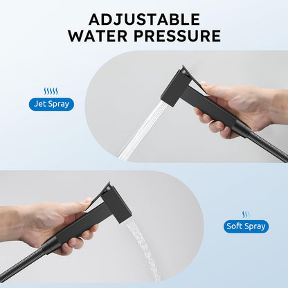 Arofa Handheld Bidet Sprayer for Toilet - 2 Pack Bidets Faucet for Existing Toilets Cloth Diaper Jet Sprayer, Stainless Steel Muslim Shower with Bidet Hose for Feminine Wash