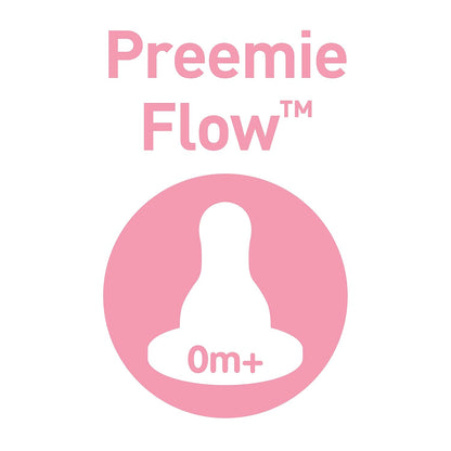Dr. Brown's Accufeed 60 Bottle with Preemie Flow and Level T Nipples, 2 oz/60 mL, BPA-Free, 0m+, 3-Count