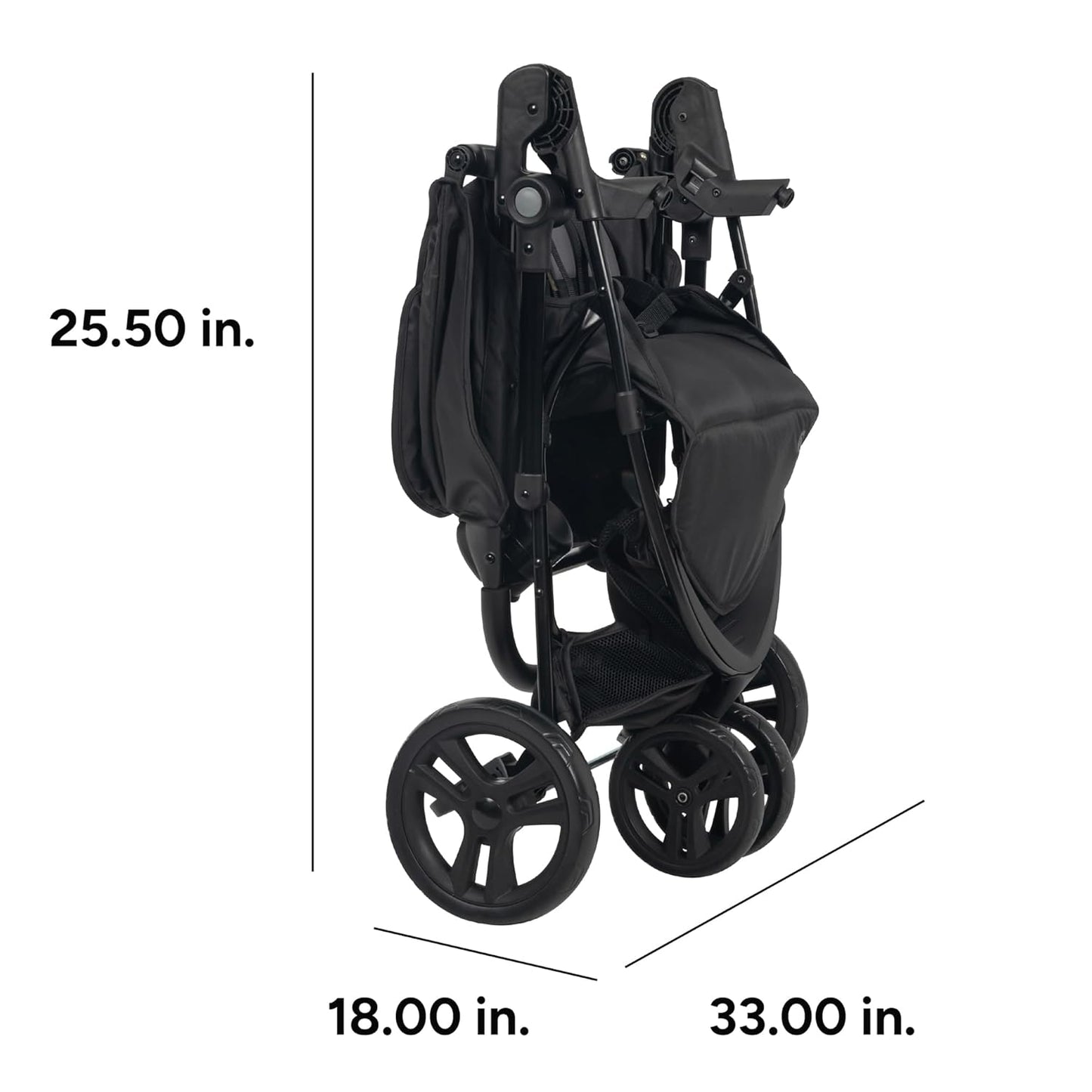 Baby Trend Venture 3-Wheel Stroller Travel System, Stellar Grey