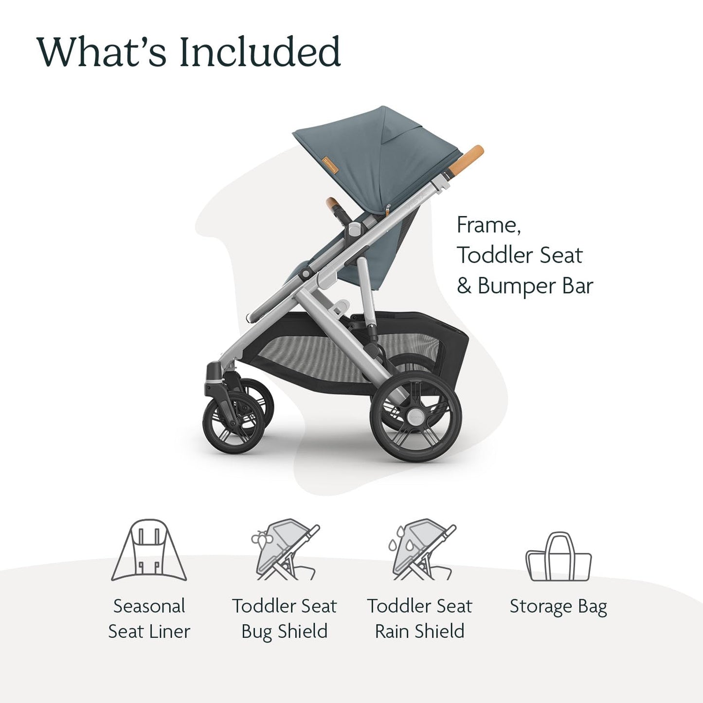 UPPAbaby Vista V3 Convertible Single-to-Double Stroller for Baby & Toddler, 30+ Configurations, Car Seat Compatible, All-Wheel Suspension, XL Basket – Owen (Mocha Mélange/Carbon Frame)