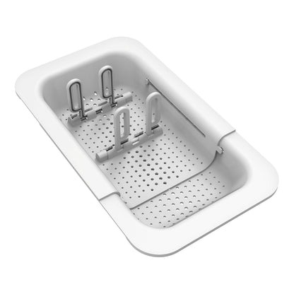 Dr. Brown's Sink Caddy for Baby Bottles and Parts with Two Brush Holders, Over The Sink Kitchen Storage, Drying Rack, and Organizer, BPA-Free
