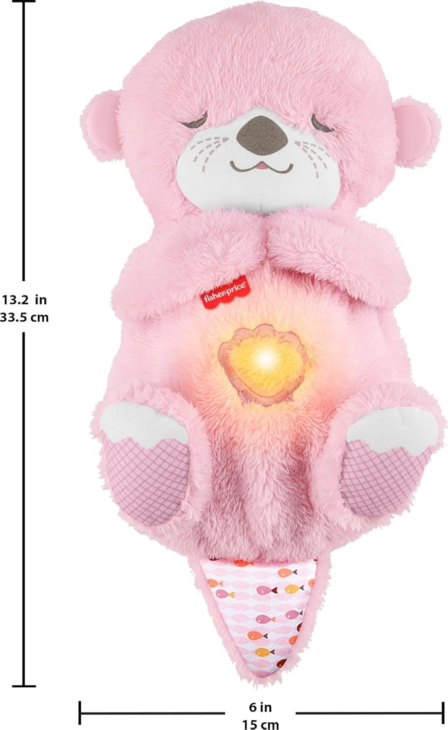 Fisher-Price Baby Toy Soothe ‘n Snuggle Purple Monkey Plush Portable Sound Machine with Breathing Motion & Lights for Newborns Ages 0+ Months