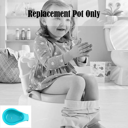 Replacement Seat for Sea Me Flush Potty Chair - GMP68 ~ Replacement Pot ~ Teal Color