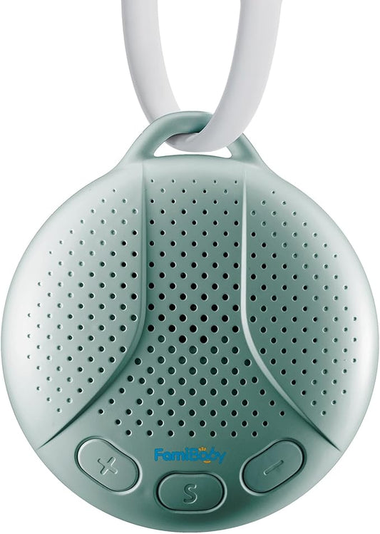 White Noise Machine for Babies and Kids - Baby Sleep Soother | Portable Sound Machine with Night Light for Nursery | 16 Soothing Sounds | Shush | Travel | Registry Gift | Baby Shower