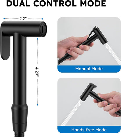 Arofa Handheld Bidet Sprayer for Toilet - 2 Pack Bidets Faucet for Existing Toilets Cloth Diaper Jet Sprayer, Stainless Steel Muslim Shower with Bidet Hose for Feminine Wash