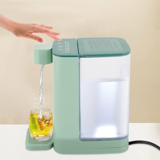 Instant Hot Water Dispenser 3L/102 OzCountertop Water Boiler & Warmer for Tea, Coffee and Baby Formula, Adjustable 5 Temperatures & 2 Water Outputs (White)
