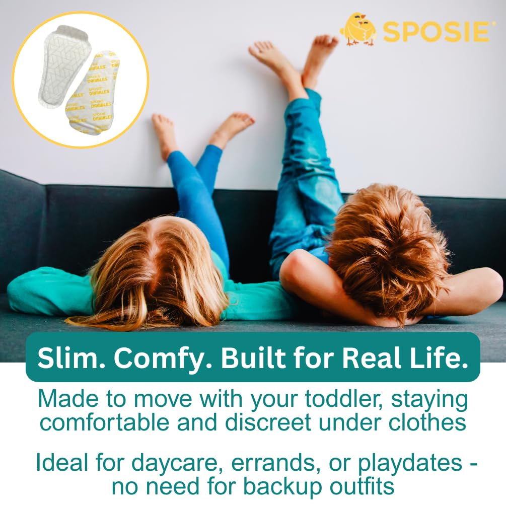 Sposie Dribbles – Turn Any Underwear Into Potty Training Underwear | Training Pads Reduce Messes and Laundry | A Faster Cleaner Easier Solution | Use with Toilets, Seats, Charts, and Stickers | 28ct