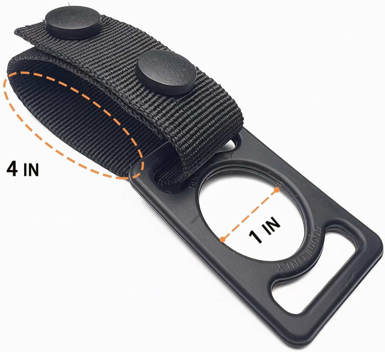 Stroller Hooks with Silicone Bottle Holders - 2 Pack Heavy Duty Aluminum Carabiner Clips & 2 Universal Silicone Grips for Water Bottles - Universal Organizer for Diaper Bags, Wheelchairs, Carts