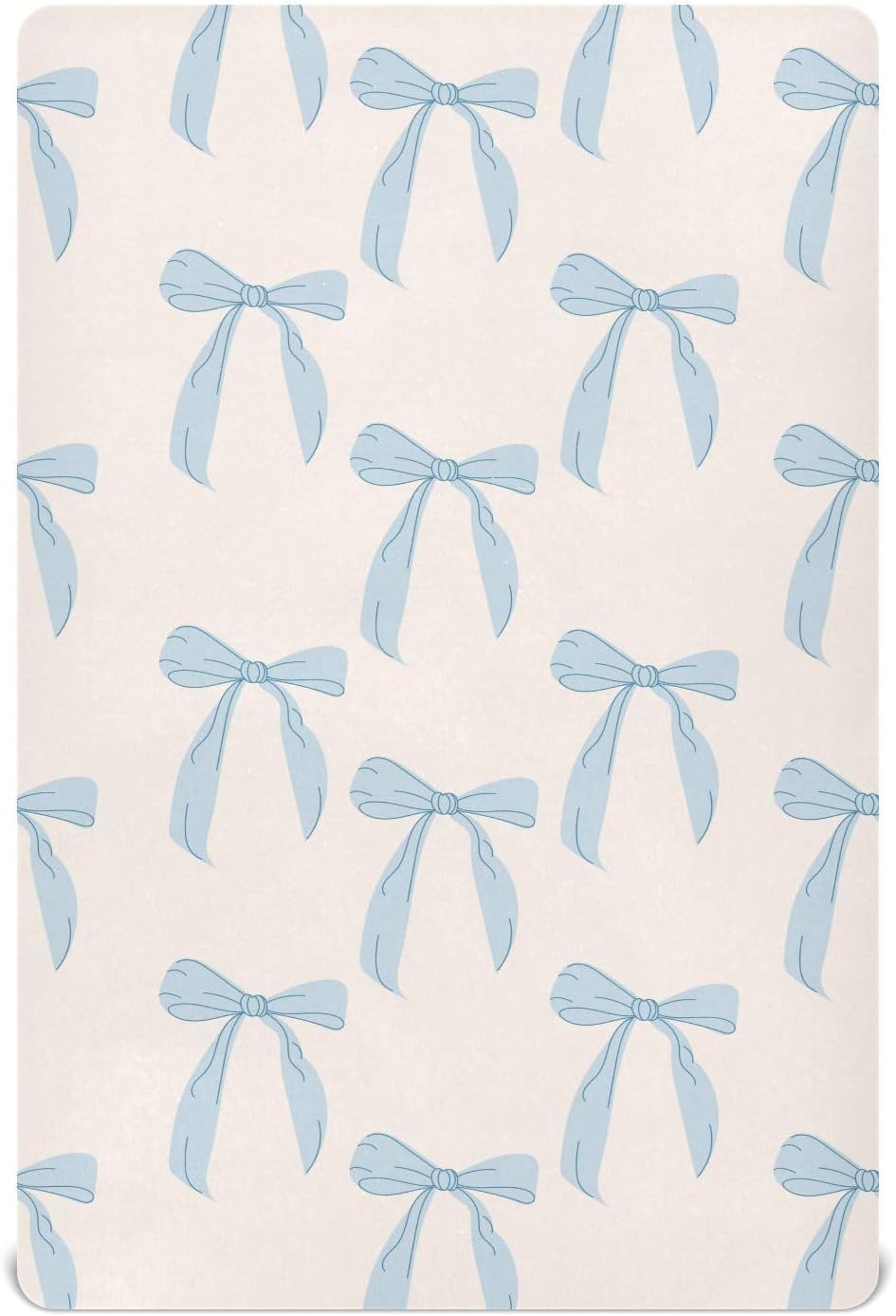 Fitted Crib Sheets Cactus and Floral Stretchy Portable Playard Sheets for Baby Toddler, Breathable Soft Mini Crib Mattress 52 x 28 in for Boys and Girls