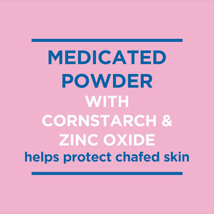 Caldesene Medicated Protecting Body Powder with Zinc Oxide and Cornstarch, Talc-Free Baby Powder Soothes & Protects, 5 Oz.