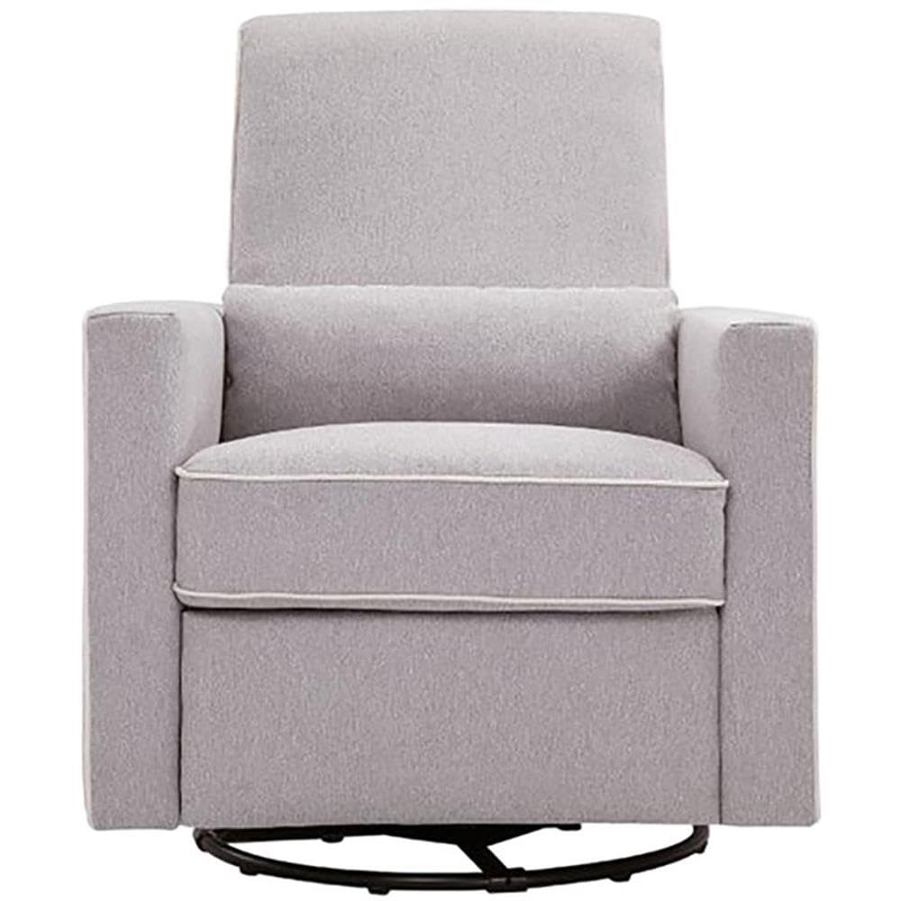 Davinci Piper 360° Swivel Rocker Recliner Chair - Glider Rocking Chair for Nursery and Living Room- GREENGUARD Gold, FSC & Certi-PUR US Certified - Ultra Comfy Glider Recliner Nursery Chair - Cream