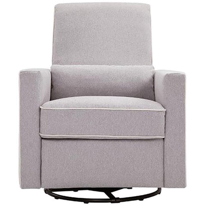 Davinci Piper 360° Swivel Rocker Recliner Chair - Glider Rocking Chair for Nursery and Living Room- GREENGUARD Gold, FSC & Certi-PUR US Certified - Ultra Comfy Glider Recliner Nursery Chair - Cream