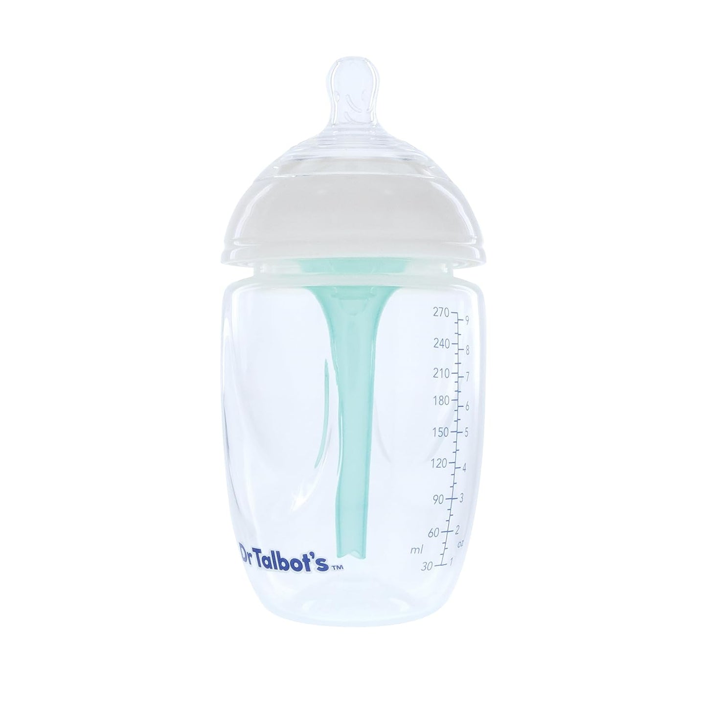 Dr. Talbot's Anti-Colic Bottles - 9 oz (2-Pack) - Baby Bottles for Newborn Babies 0+ Months - Self Sterilizing Newborn Bottles with Slow Flow Soft Flex Nipple and Advanced Venting System