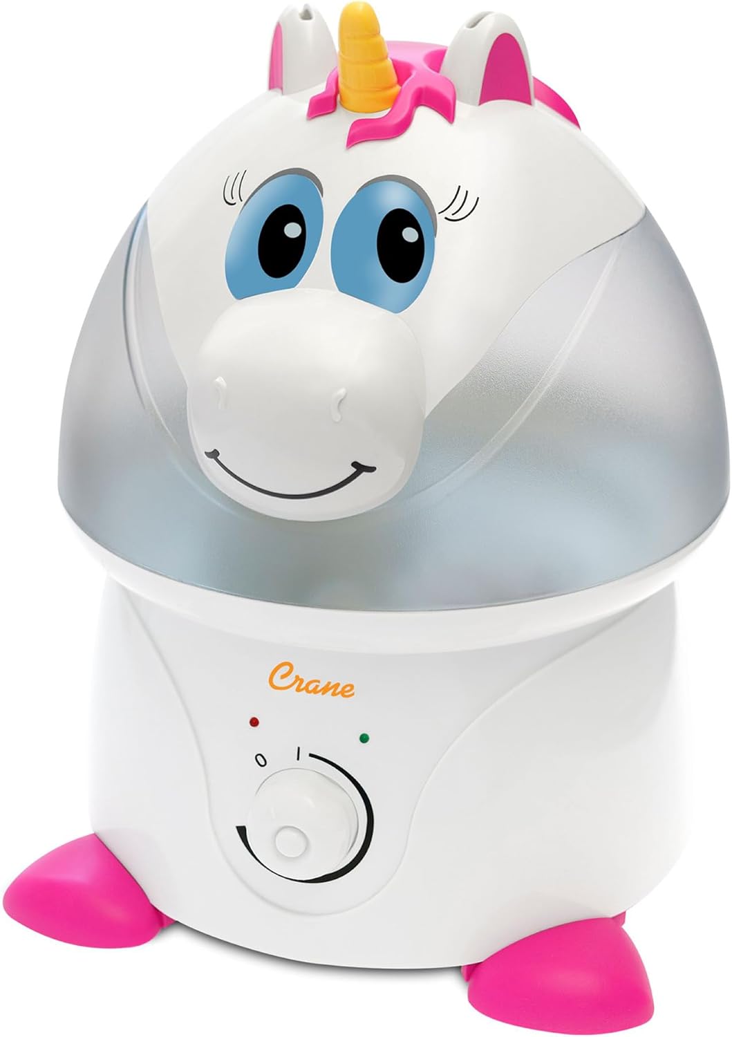 Crane Cute Animal Humidifier for Kids Bedroom and Nursery, Ultrasonic Cool Mist, 1 Gallon, Auto Shut Off, Cool Mist Humidifier