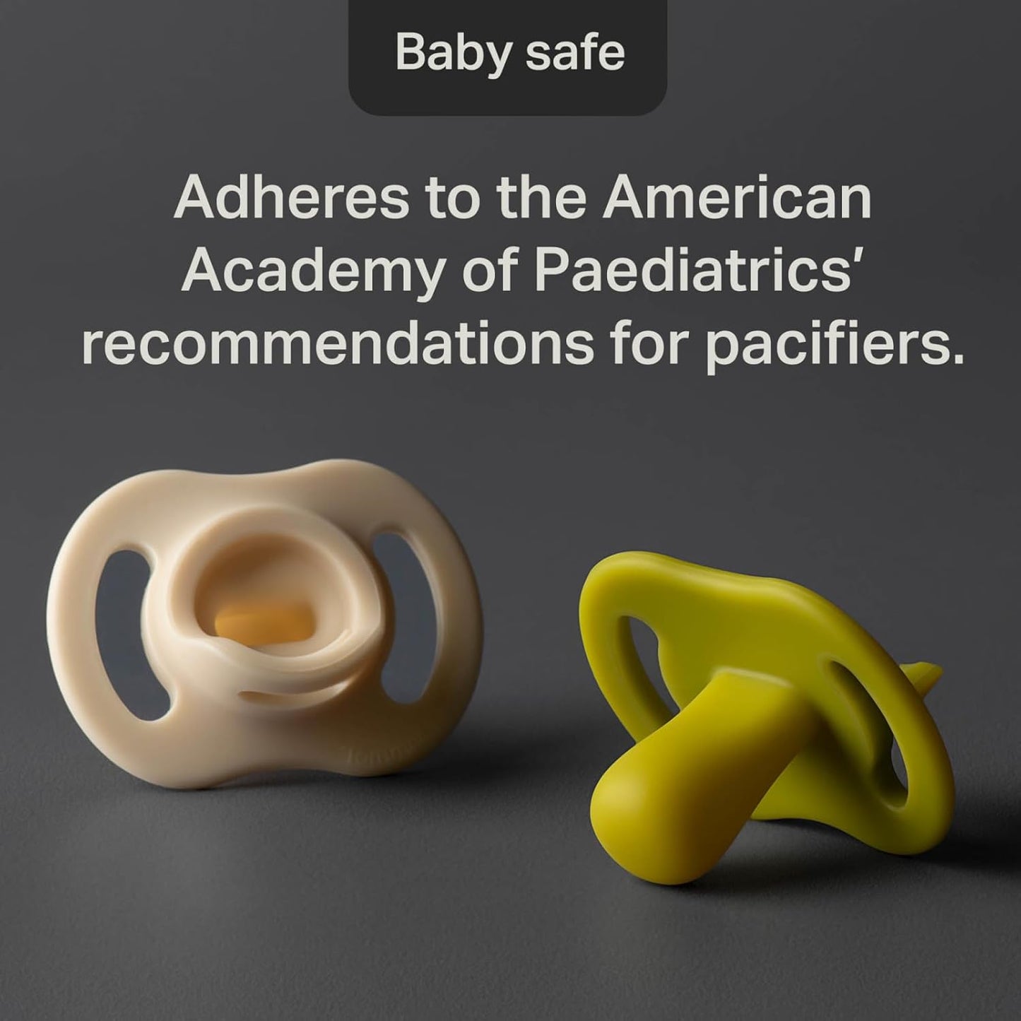 Tommee Tippee NightGlow Pod with 0-6 Month Ultra-Light NightGlow Pacifier, Charge Glow in the Dark Pacifiers in 2 Minutes, Portable UVC Paci Sterilizer, Adjustable Strap, AA Battery or USB Powered