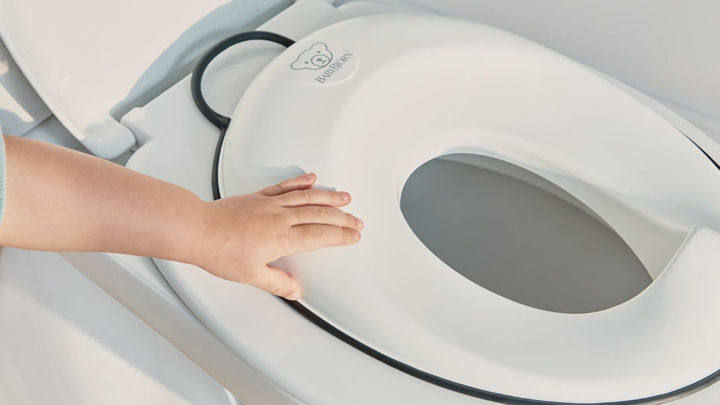 BABYBJORN Toilet Trainer, White/Gray