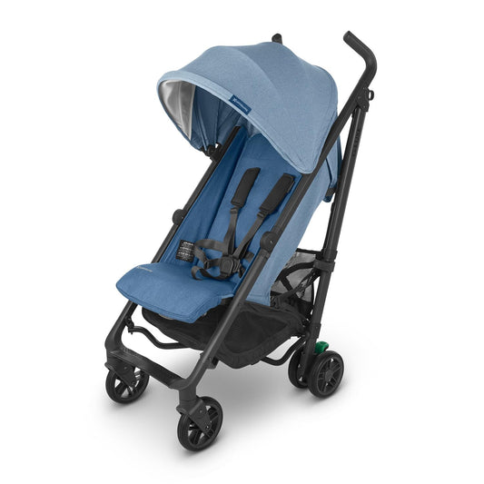 UPPAbaby G-Luxe Umbrella Stroller/Lightweight Design for Easy Travel/One-Step Fold + Recline/XL Basket + Canopy/Cup Holder Included/Jake (Charcoal/Carbon)