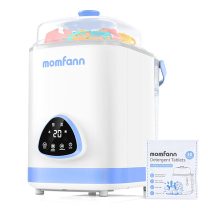 MOMFANN EasePure Pro Baby Bottle Washer, Upgraded 4-in-1 Bottle Washer and Sterilizer and Dryer, Deep Clean for Bottles, Pump Parts & Baby Essentials, Time-Saving Effortless Baby Care