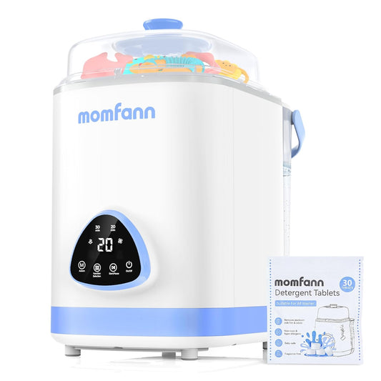 MOMFANN EasePure Pro Baby Bottle Washer, Upgraded 4-in-1 Bottle Washer and Sterilizer and Dryer, Deep Clean for Bottles, Pump Parts & Baby Essentials, Time-Saving Effortless Baby Care