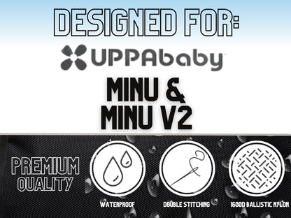 Birdee Stroller Travel Bag Designed For UPPAbaby MINU V2 and MINU - Stroller Gate Check Bag - Backpack For Airplane Travel