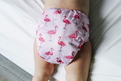 ALVABABY 12pcs Microfiber Inserts,Soft Cloth Diaper Liner,3-Layer Absorbent Inserts,Reusable for Baby Cloth Diapers 12T