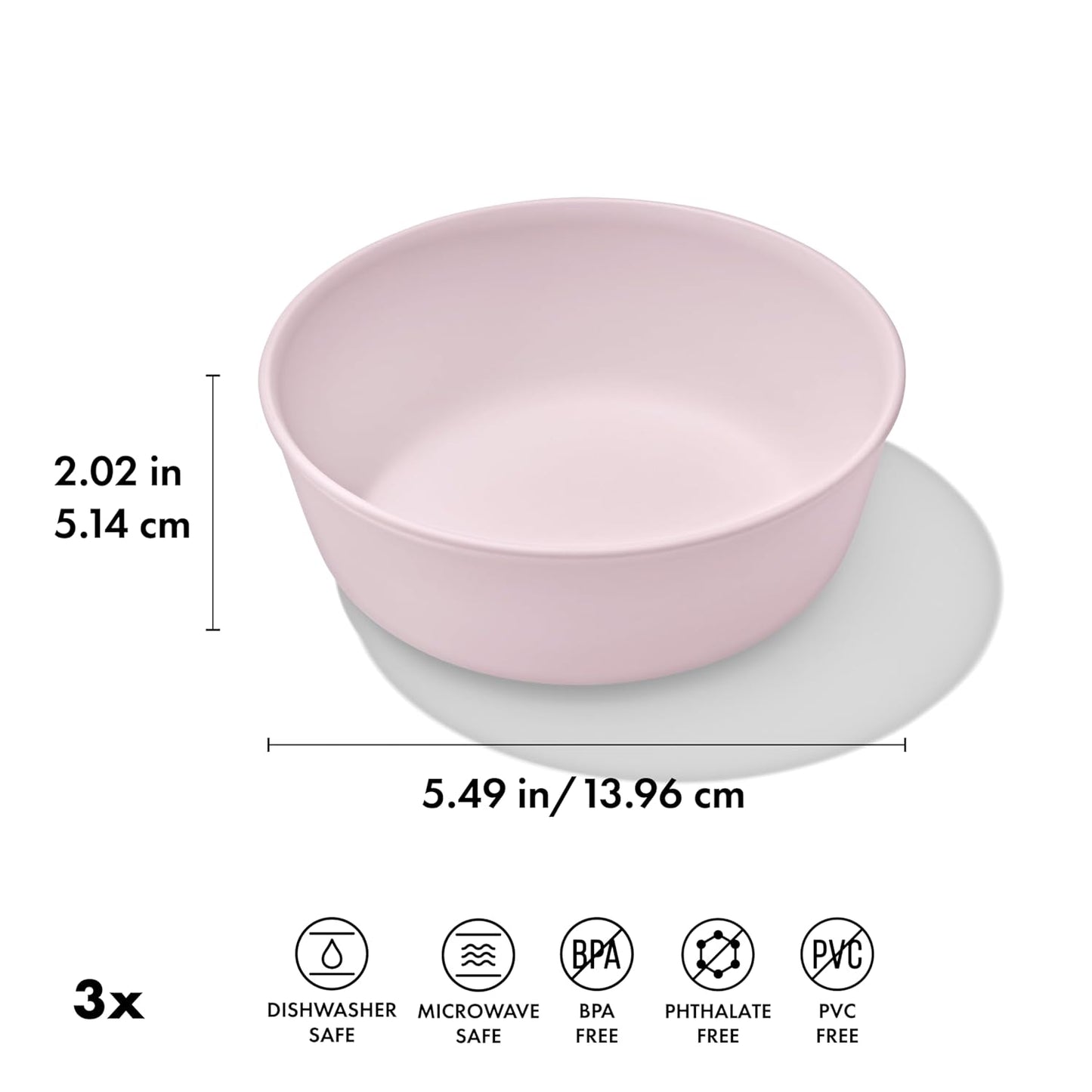 OXO Tot Stackable Bowl Set 3pk - Light