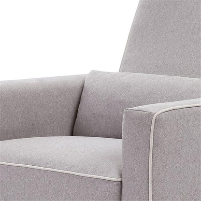 Davinci Piper 360° Swivel Rocker Recliner Chair - Glider Rocking Chair for Nursery and Living Room- GREENGUARD Gold, FSC & Certi-PUR US Certified - Ultra Comfy Glider Recliner Nursery Chair - Cream