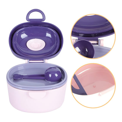 Portable Milk Powder Dispenser 1Pc Baby Formula Storage Box 11Oz Leak-Proof Food Container for Travel Outdoor Feeding