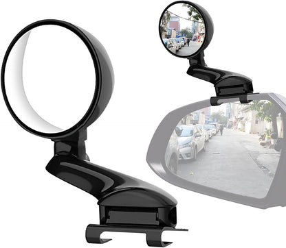 Blind Spot Mirror Adjustable 360 Degree Car Side Mirror, HD Glass Rear View Exterior Accessories Frame Thickness Less than 5MM for Car SUV (long-armed Right)