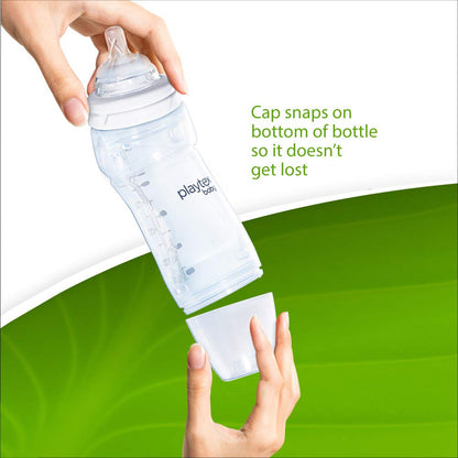 Playtex Baby Nurser Bottle Gift Set, with Pre-Sterilized Disposable Drop-Ins Liners, Closer to Breastfeeding