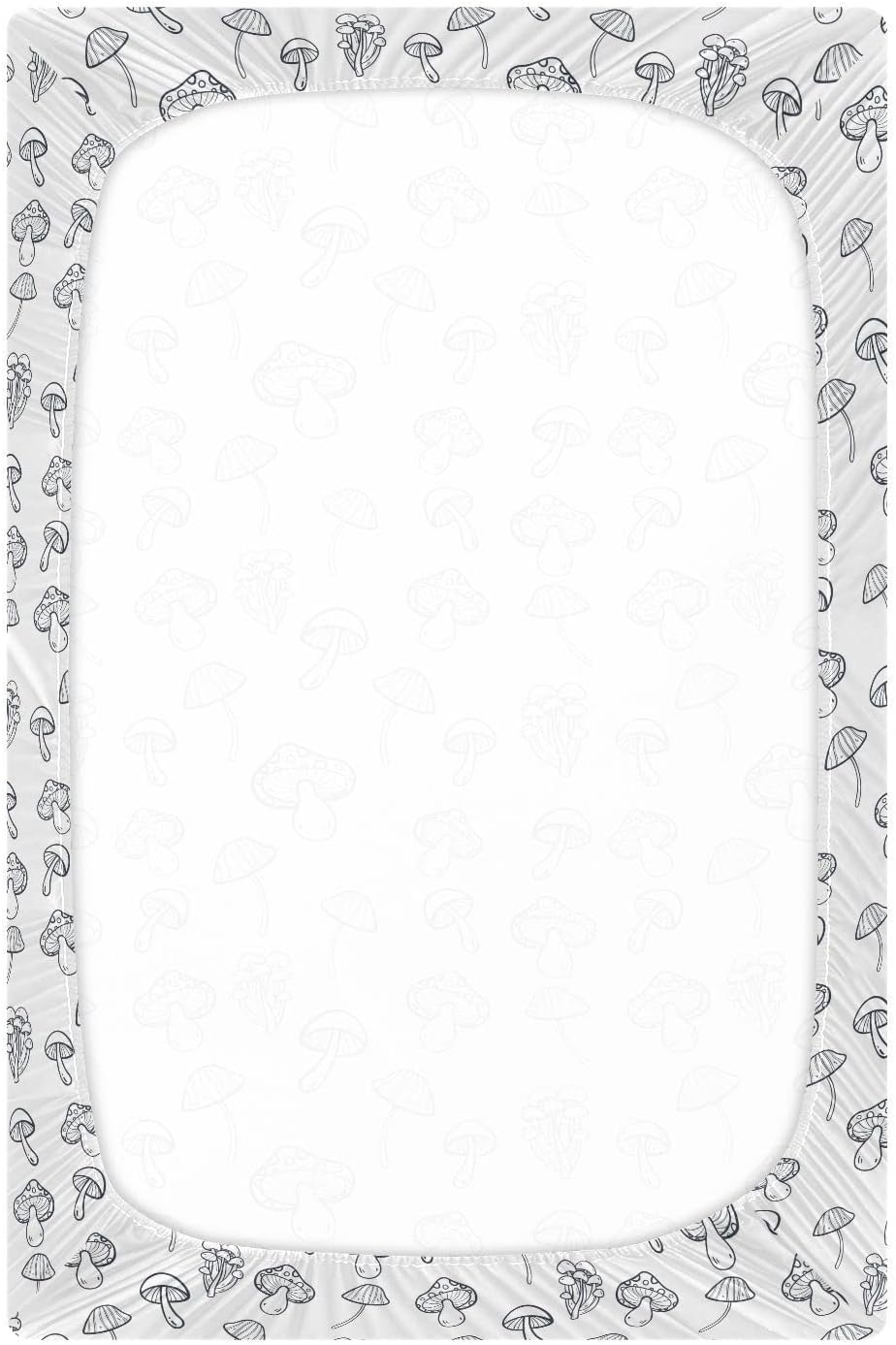Fitted Crib Sheets Pink Checkered and Bows Stretchy Portable Playard Sheets for Baby Toddler, Breathable Soft Mini Crib Mattress 39 x 27 in for Boys and Girls