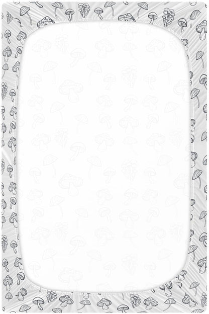 Fitted Crib Sheets Pink Checkered and Bows Stretchy Portable Playard Sheets for Baby Toddler, Breathable Soft Mini Crib Mattress 39 x 27 in for Boys and Girls
