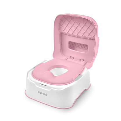 Ingenuity Prepare to Potty 3-in-1 System - Potty Training Toilet, Topper, Step Stool, Easy Setup, for Toddlers Ages 18 Months+