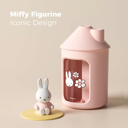 Mipow X Miffy Double Spray Humidifier 2.0 Smart App-Control RGB LED, Mini Cute Humidifier with Night Light, 500ml for Bedroom, Nursery/Office - Blue
