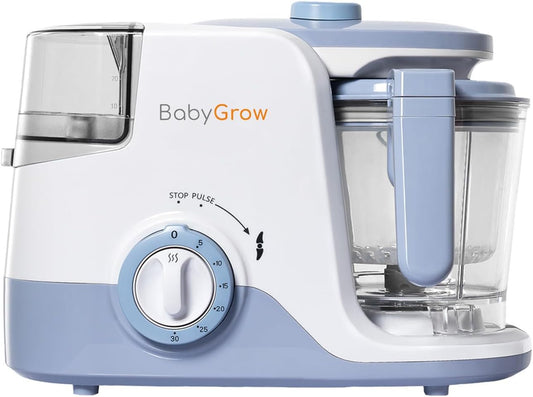 BabyGrow Baby Food Maker Steamer and Blender Baby Food Processor Steamer Puree Blender All-in-one Puree Machine Baby Food Warmer Mills Machine BPA-Free - Purple
