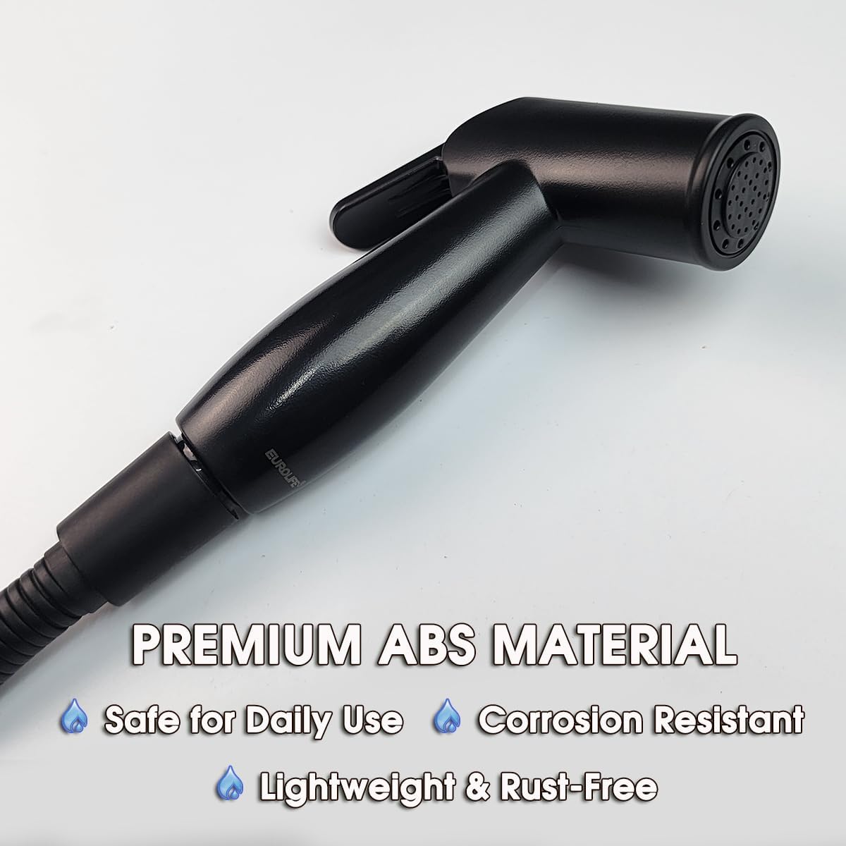 Handheld Bidet Sprayer for Toilet, Lockable Push Button, ABS Bidet Sprayer Set with Hose & T-Valve, Easy Install - Niken Color