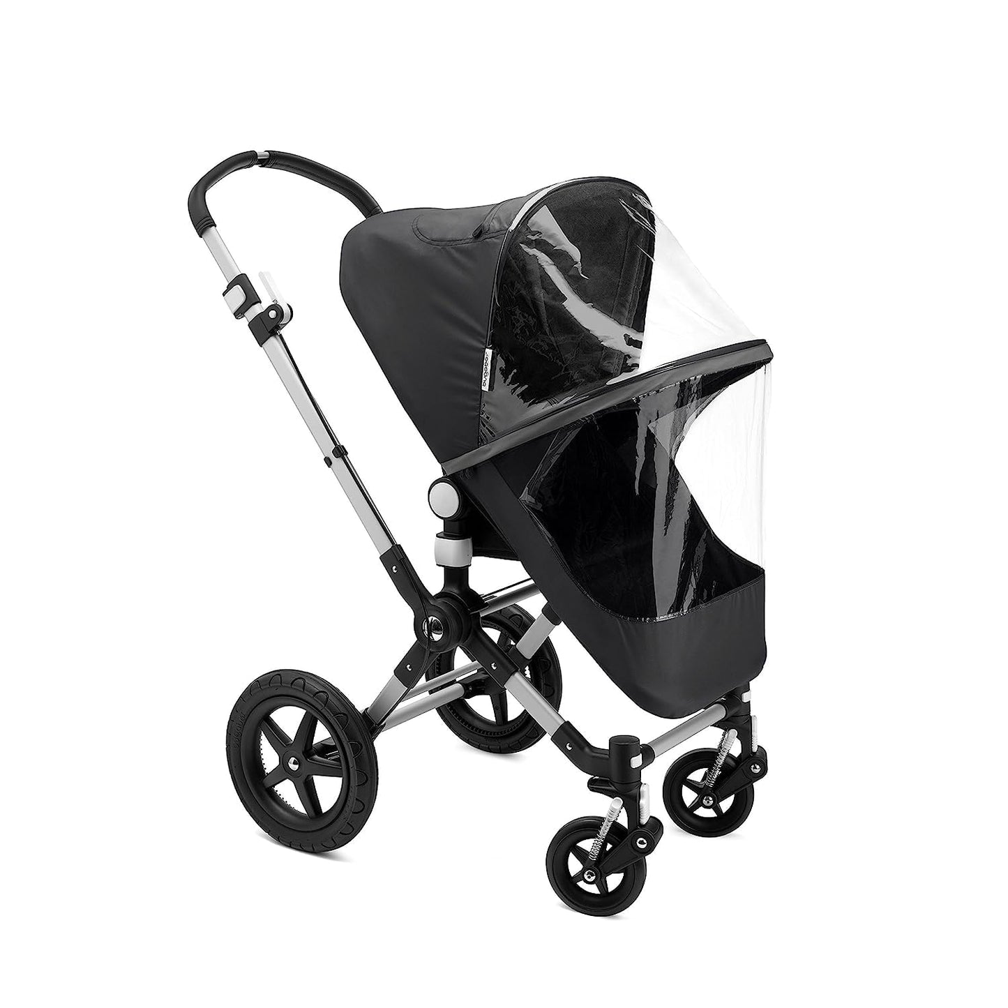 Bugaboo High Performance Rain Cover – 180° Zipper, Transparent Window & Reflective Strip – Easy Install, PVC-Free, Fits Bassinet & Seat – Compatible with Bugaboo Cameleon 3, Fox, Lynx & Kangaroo