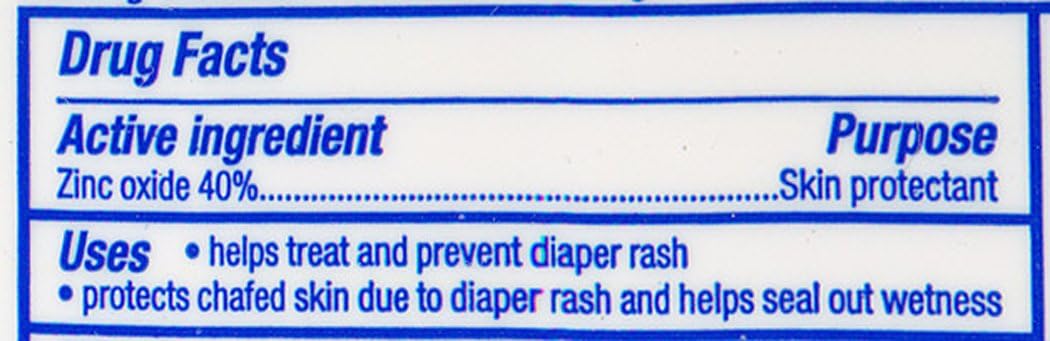 Desitin Maximum Strength Baby Diaper Rash Cream, 40% Zinc Oxide, Hypoallergenic No Added Parabens & Dyes, Protects & Relieves Baby’s Skin for Up to 12 Hours, Prevents Diaper Rash, 4.8 oz Tube