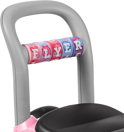 Radio Flyer Creativity Car, for Toddlers 1-3, 3-in-1 Push Walker Ride On Rocket with 17 Sensory Activities, Anti-Tip Feature, Under-Seat Storage, Horn and Gears, 42 lb Capacity, Toddler Ride On Toys