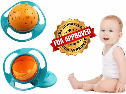 Berry President Baby Bowls with Suction Base, Spill-Proof Lid, Temperature-Sensing Spoon, Binaural Design Bowl for Babies Kids children Toddlers, First Stage Self Feeding (Pack of 3)