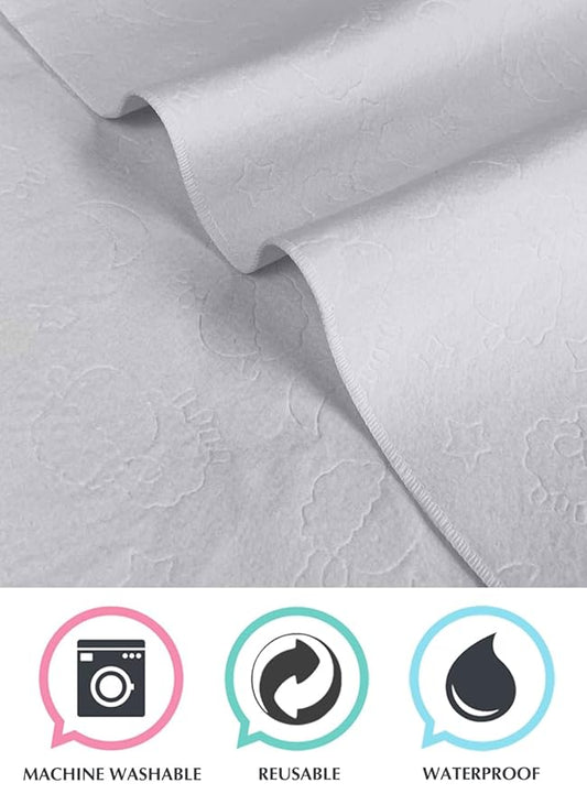 American Baby Company 2 Pack Waterproof Flat Crib Mattress Pad Cover 52" x 28" - Quilted, Noiseless, Soft & Breathable Crib and Toddler Mattress Protector for Babies, Adults and Pets