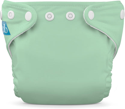 Charlie Banana Cloth Diapers, Reusable, Washable, Adjustable One Size Diaper, for Babies and Toddlers, with Absorbent Insert - Sweet Dreams on Grey, 1 Pack
